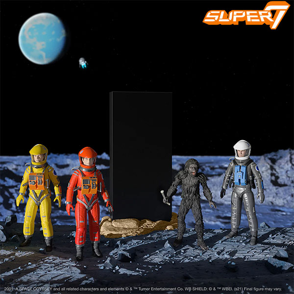Super 7 2001 A Space Odyssey 7 Inch Scale Ultimates Set of 4